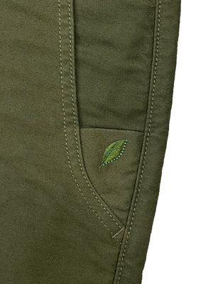 Pure Blue Japan 1173-OLV Olive Moleskin Trouser