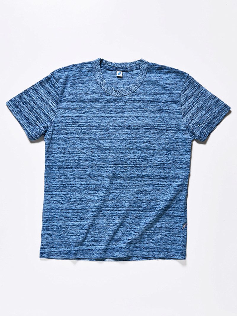 Pure Blue Japan Kasuri T-Shirt Indigo