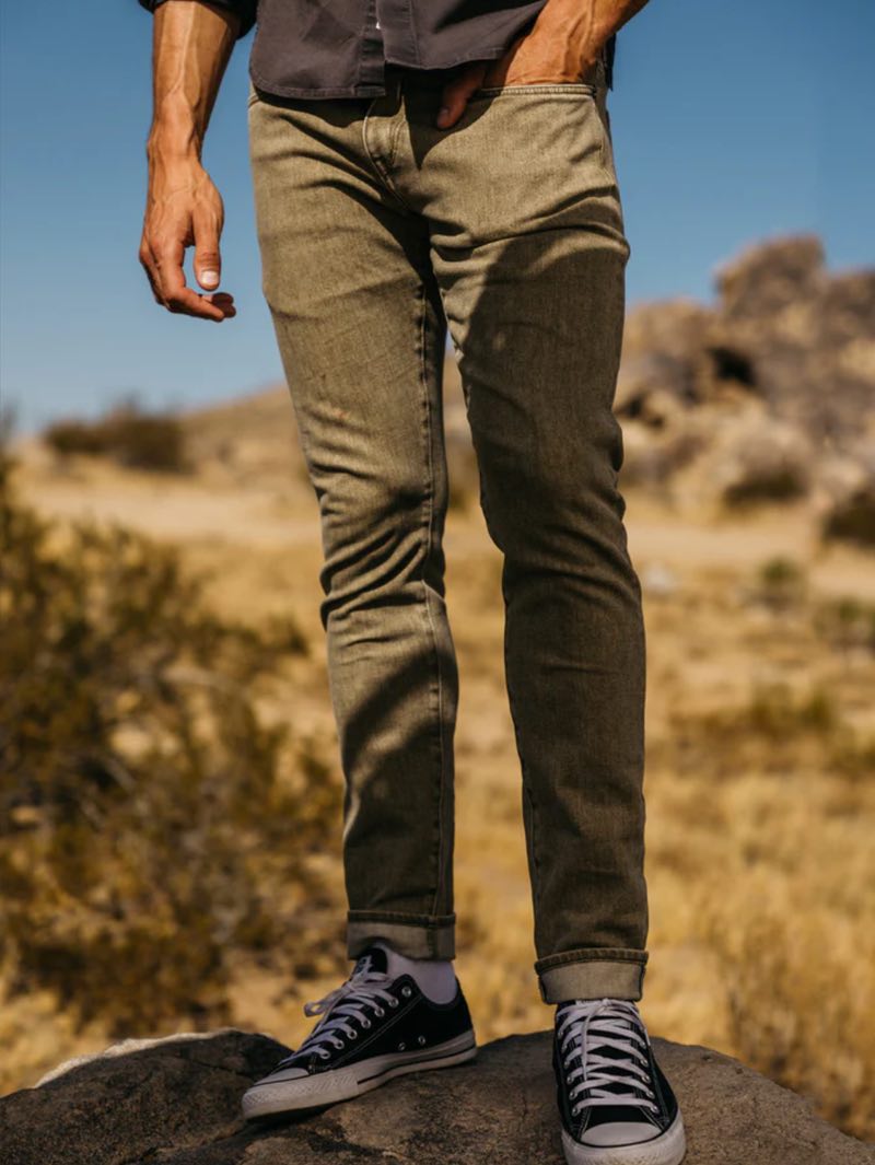 Kato by Hiroshi Kato Scissor Sage Green Selvedge Jeans