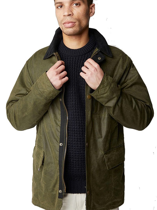 Peregrine Wax Clifton Jacket Olive - Mildblend Supply Co