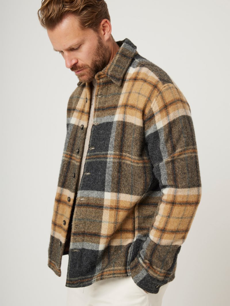 Peregrine Wool Overshirt Barney