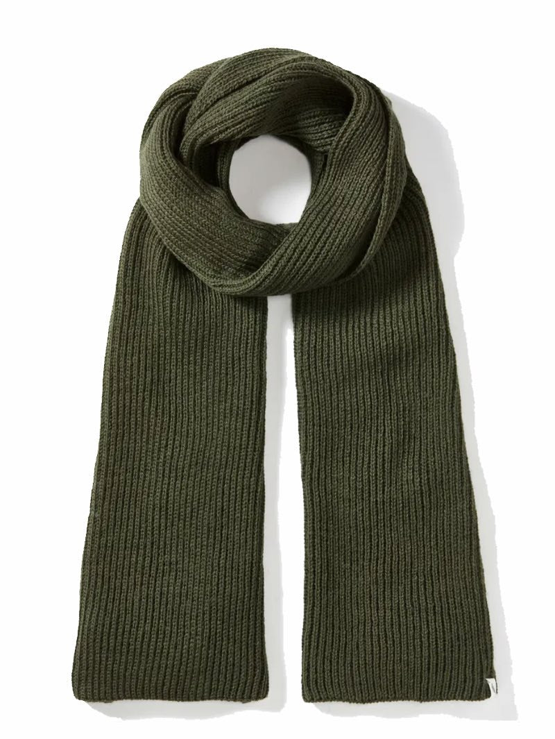 Peregrine Porter Ribbed Scarf Olive