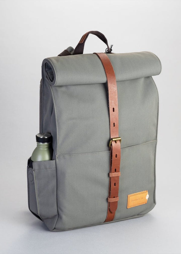 Property of… Alex 24H Backpack Moss Grey/Brown - Mildblend Supply Co