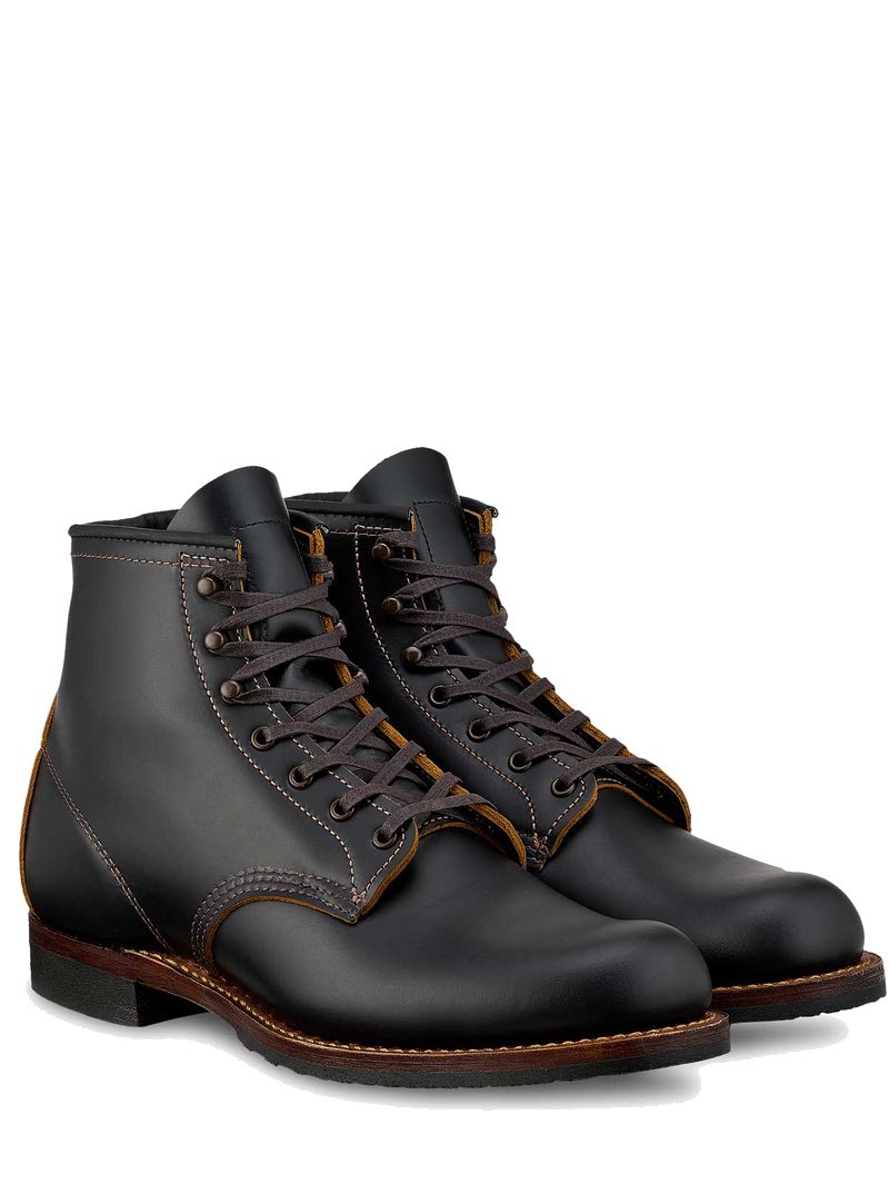 Red Wing 9060 Flatbox Beckman Boot in Black Klondike