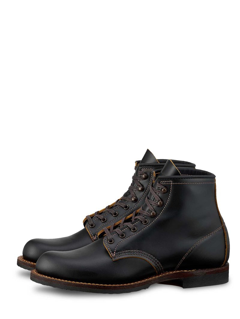 Red Wing 9060 Flatbox Beckman Boot in Black Klondike