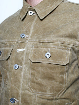 Rogue Territory Tan Lined Cruiser Jacket Waxed