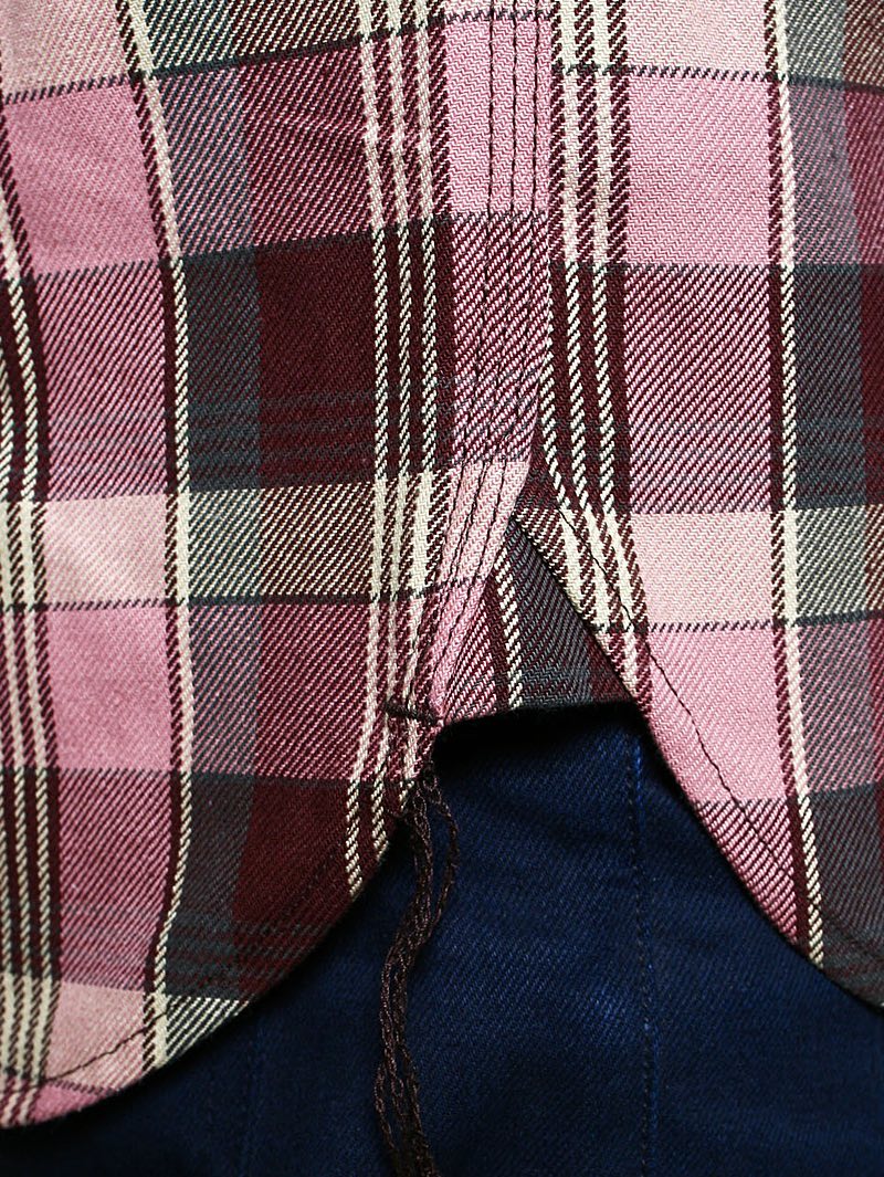 Rogue Territory Dusty Pink Field Plaid Shirt