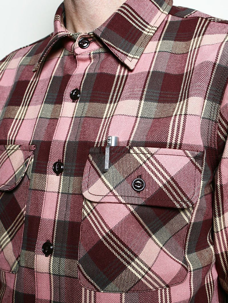 Rogue Territory Dusty Pink Field Plaid Shirt