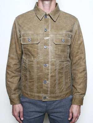 Rogue Territory Tan Lined Cruiser Jacket Waxed