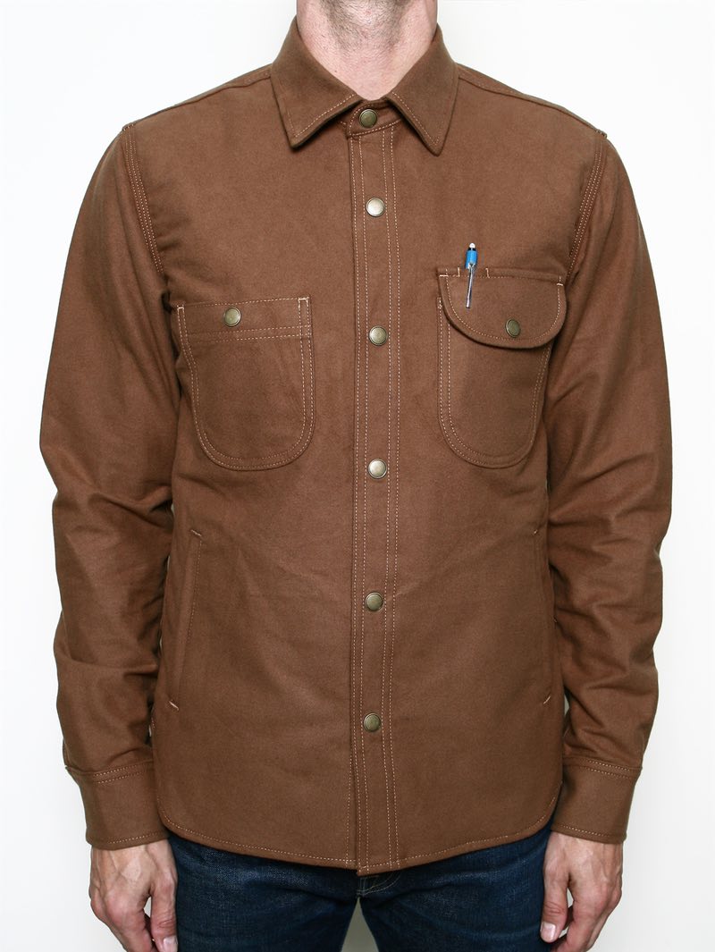 Rogue Territory Infantry Shirt S/S Brown Floral Shirt - Mildblend