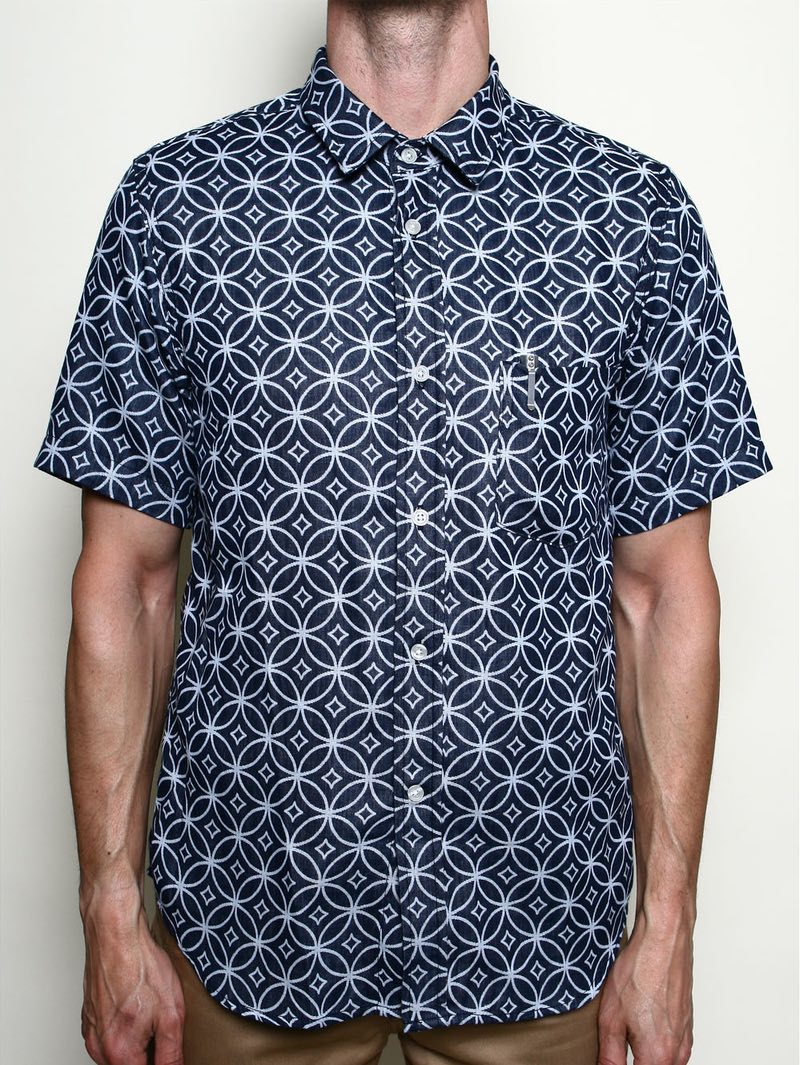 Rogue Territory Oxford Indigo Shippo Shirt 