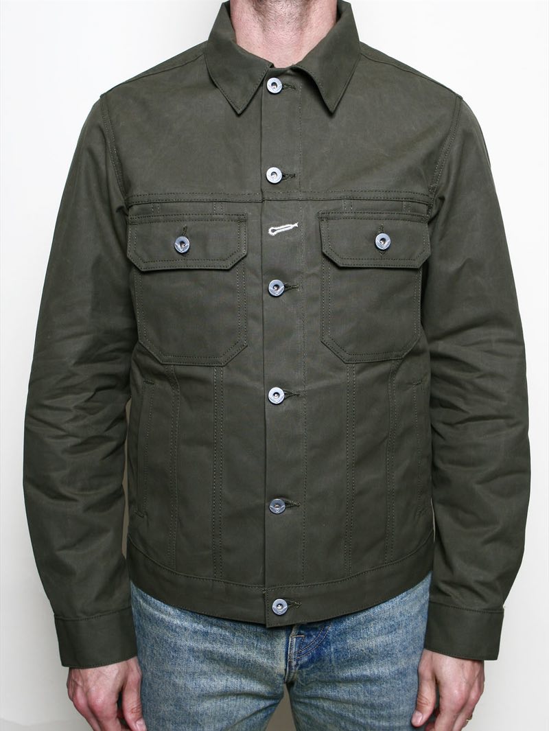 Rogue Territory Cruiser Jacket Dry Wax Canvas Olive