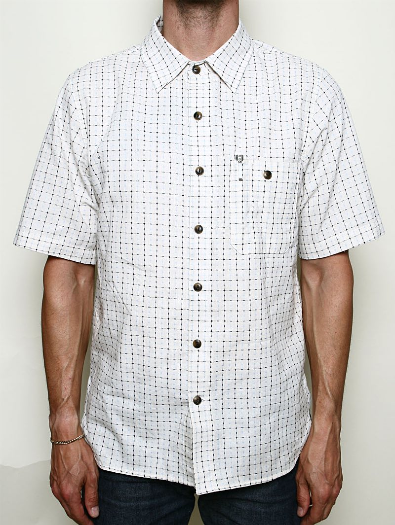 Rogue Territory Oxford Sashiko Grid Shirt