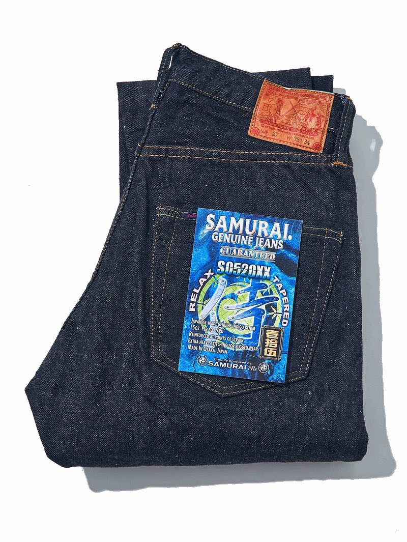 Samurai Jeans S0520XX 15oz Relax Tapered Mid-High Rise