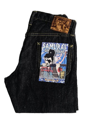 Samurai Jeans S140VXJ 17oz Left Hand Twill Bushido Jeans - Relaxed Tapered