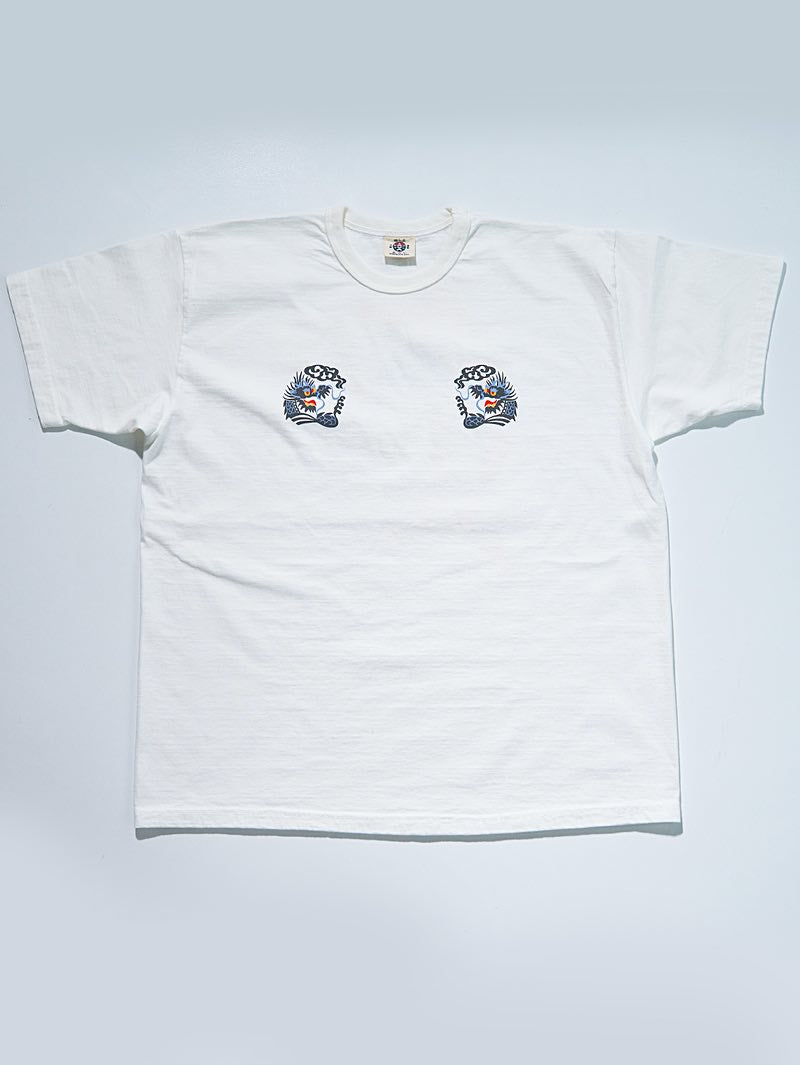 Samurai Jeans "SKA" White Heavy Weight T-Shirt