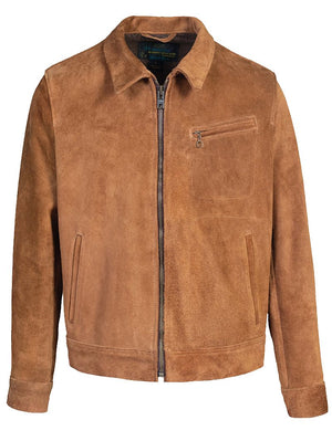 Schott Unlined Saddle Rough Out Cowhide Jacket