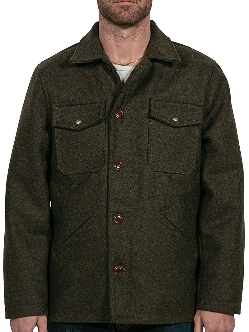 Schott 7325 Wool Grandville Jacket Olive