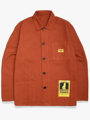 Service Works Terracotta Canvas Coverall Jacket