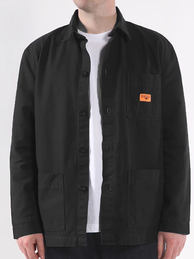 Service Works Black Canvas Coverall Jacket