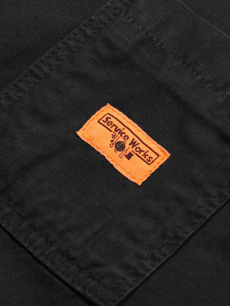 Service Works Black Canvas Coverall Jacket