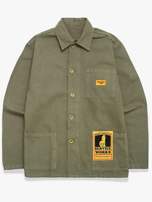 Service Works Olive Canvas Coverall Jacket