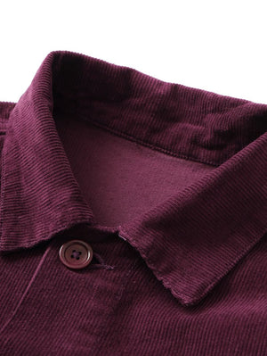 Service Works Plum Corduroy Coverall Jacket