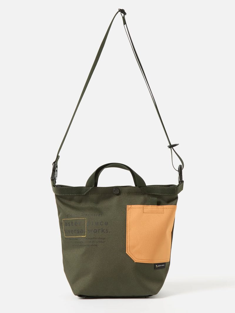 Universal Works X Master-Piece Olive Small Tote Bag