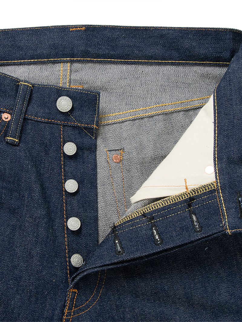 Studio D'Artisan SD-800 Natural indigo tapered fit jeans