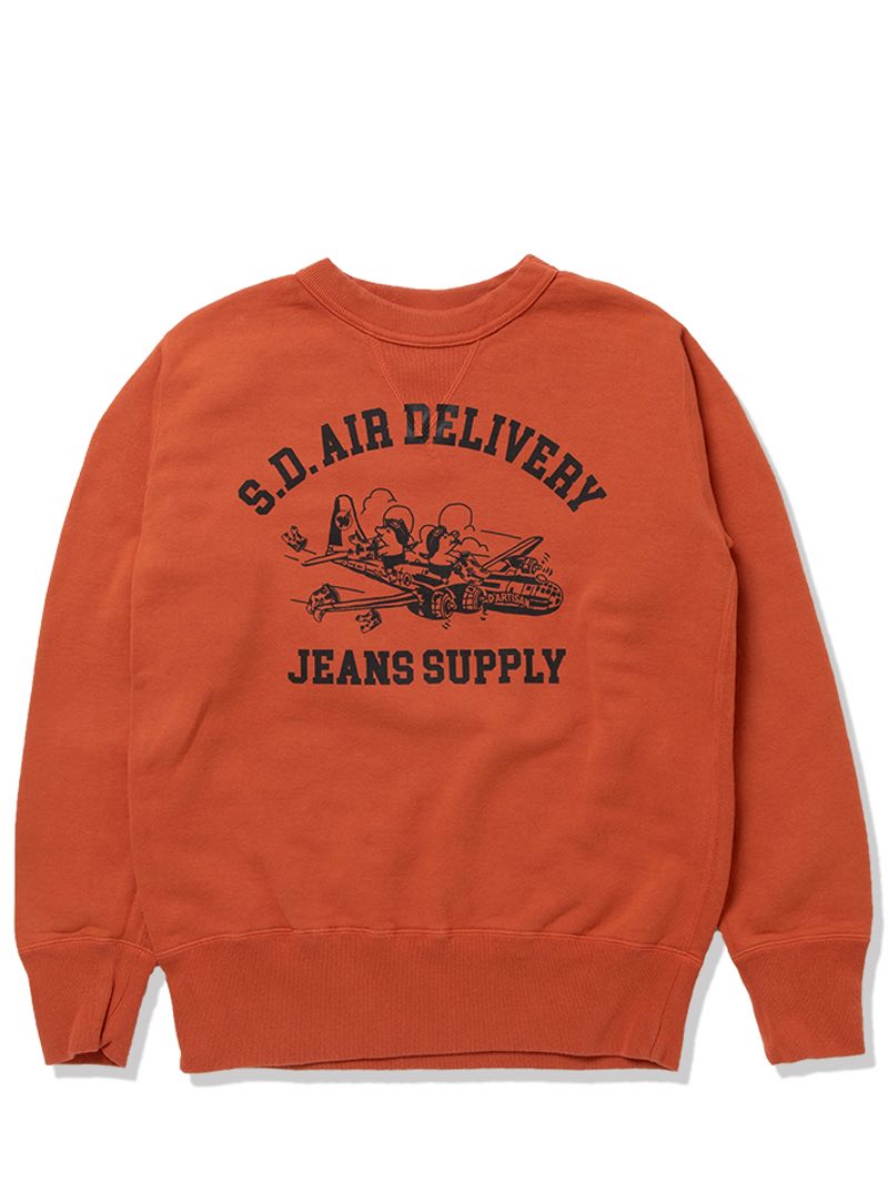 Studio D' Artisan 8156B Orange Printed Sweatshirt