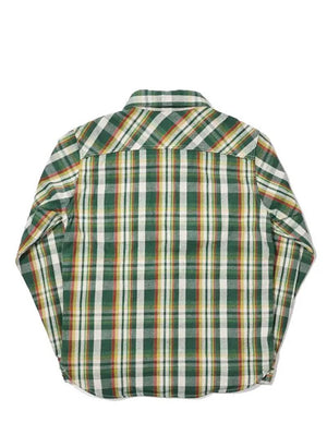 UES 502351 Heavy Flannel Shirt Green