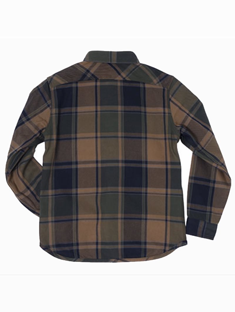 UES 502451 Olive Extra Heavy Flannel Shirt