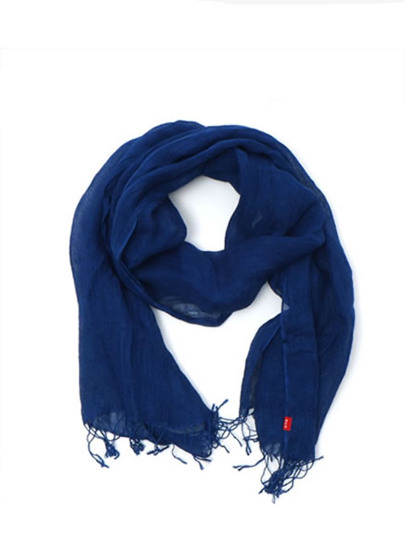 UES Clothing Natural Indigo Hand Dyed Stole