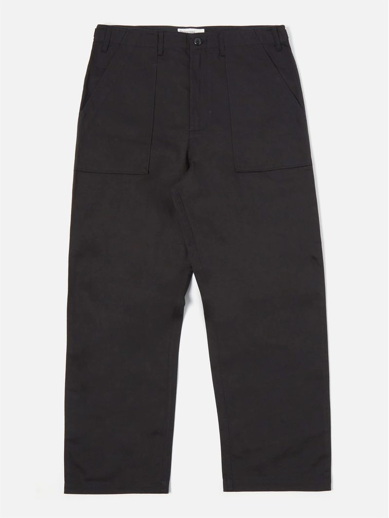Universal Works Black Fatigue Pants