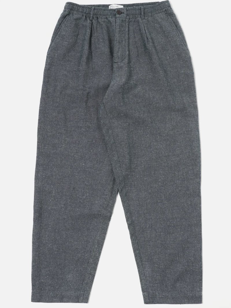 Universal Works Pleated Track Pant Lord - Denim
