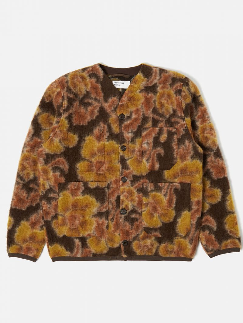 Universal Works Flower cardigan Brown