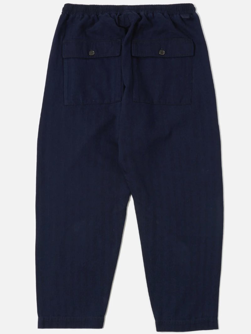 Universal Works Braga Pant Herringbone - Indigo