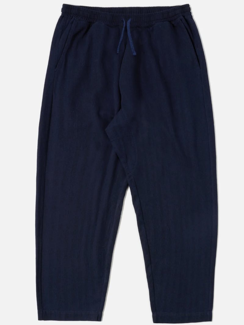 Universal Works Braga Pant Herringbone - Indigo