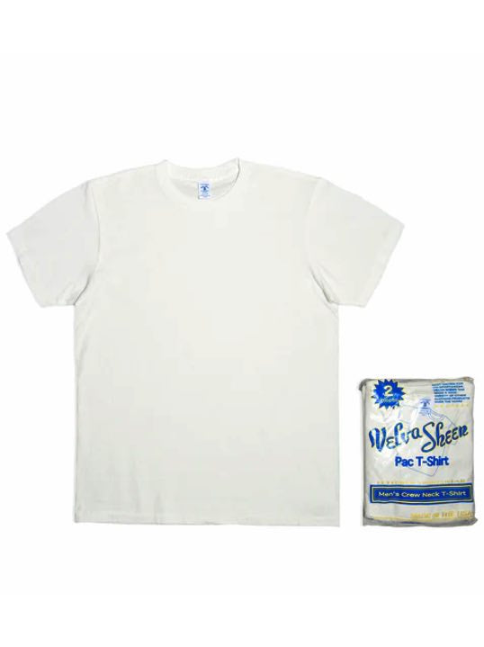 Velva Sheen White Short sleeve Crew neck T-Shirt (2 Shirts Pac)