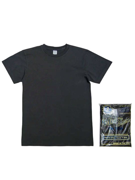Velva Sheen Black Short sleeve Crew neck T-Shirt (2 Shirts Pac)