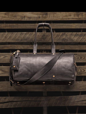 Will Leather Goods Black The Expedition Duffle Bag