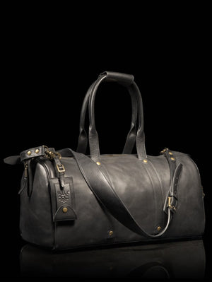 Will Leather Goods Black The Expedition Duffle Bag