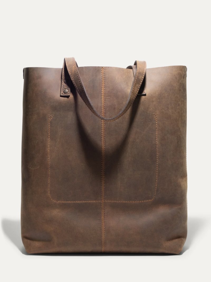 Will Leather Goods Tan Leather Tote Bag