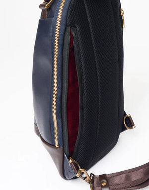 Master-Piece Gloss Leather Shoulder Bag in Black
