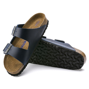 Birkenstock Arizona Soft Footbed Leather Navy