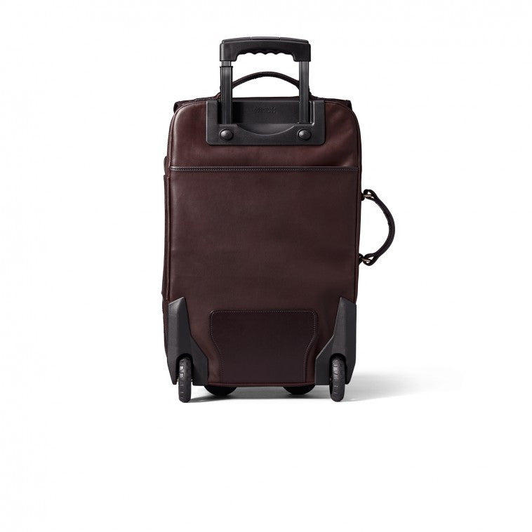 Filson Weatherproof Leather Rolling Carry-On Bag