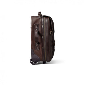 Filson Weatherproof Leather Rolling Carry-On Bag