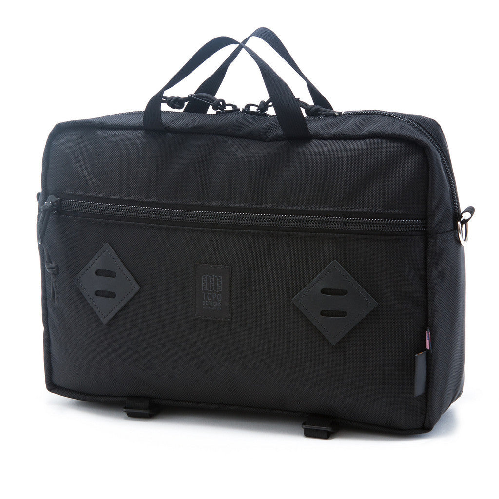 Topo Designs Mountain Briefcase Ballistic Black