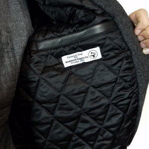 Mildblend Supply Co X Golden Bear Varsity Jacket Charcoal/Black