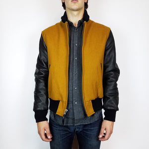 Mildblend Supply Co X Golden Bear Varsity Jacket Gold/Black